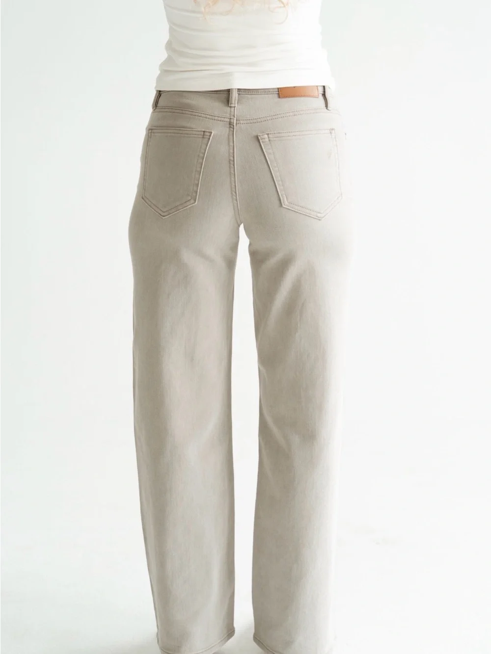CJLA Dylan Dad Jeans in Stone